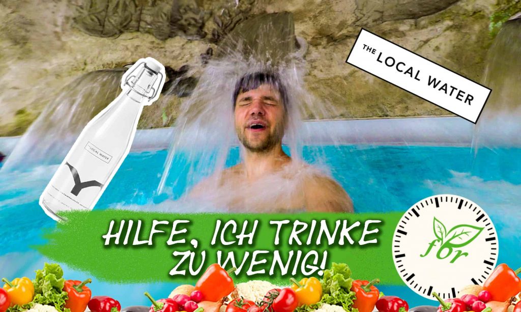 Wasser trinken - Hilfe, ich trinke zu wenig - It's time for health